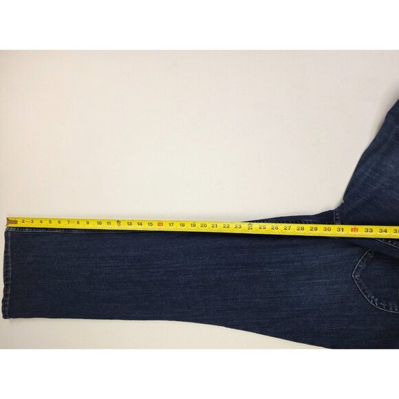 Lee Legendary Plus Size 20W Medium Womens 31" Inseam Bootcot Blue Logo Jeans NWT - Picture 9 of 13